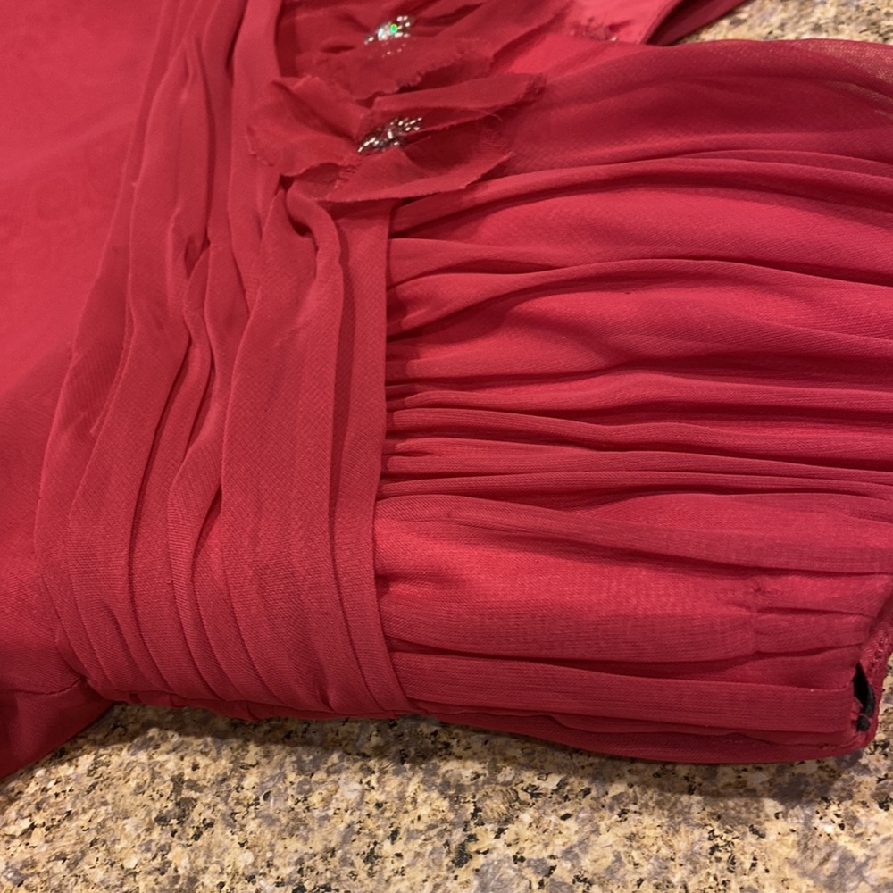 Eden Maids Bridesmaid Collection Tiered Dress Gown Size 8 View 6
